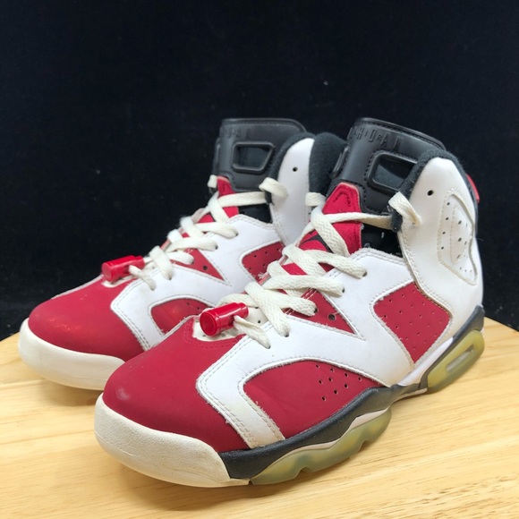 Nike Air Jordan 6 Retro BG Carmine Size 7Y - Picture 2 of 9